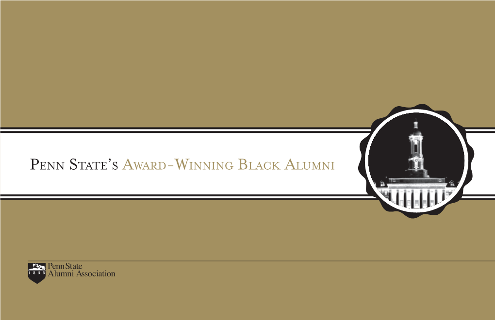 Penn State's Award-Winning Black Alumni