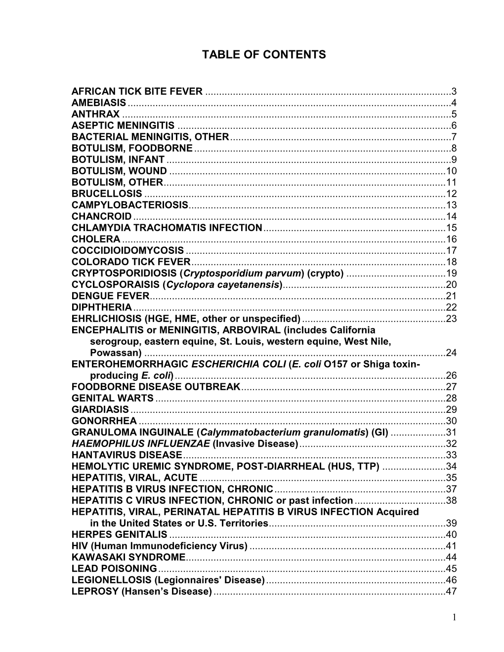 HIV (Human Immunodeficiency Virus)