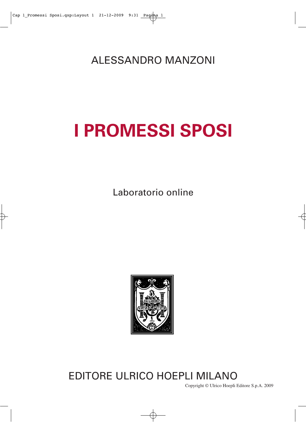 I Promessi Sposi