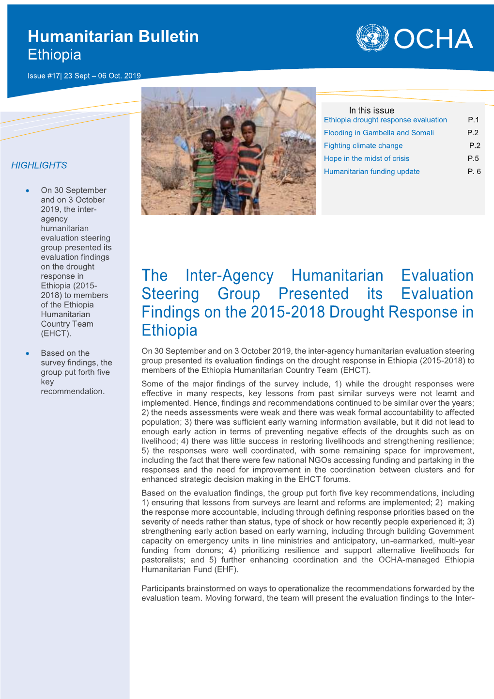 The Inter-Agency Humanitarian Evaluation Steering Group