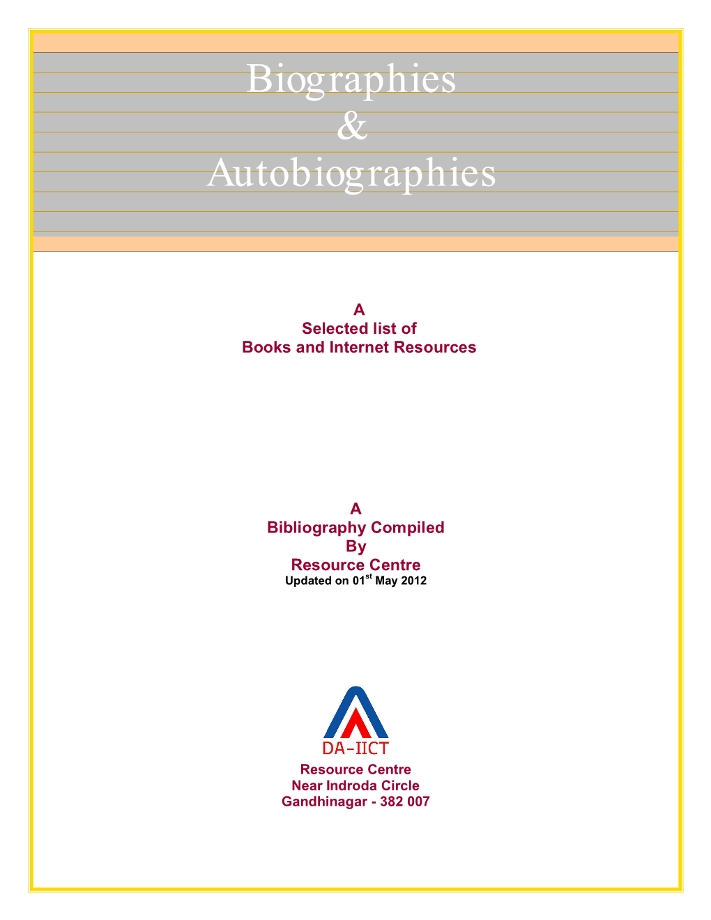 Biographies & Autobiographies