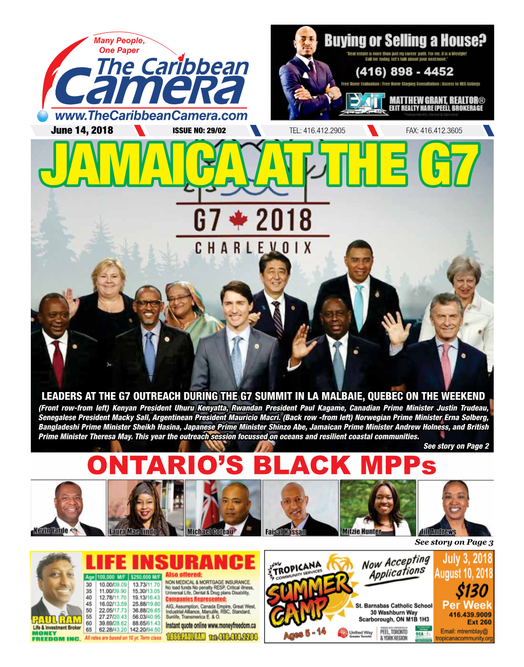 ONTARIO's BLACK Mpps