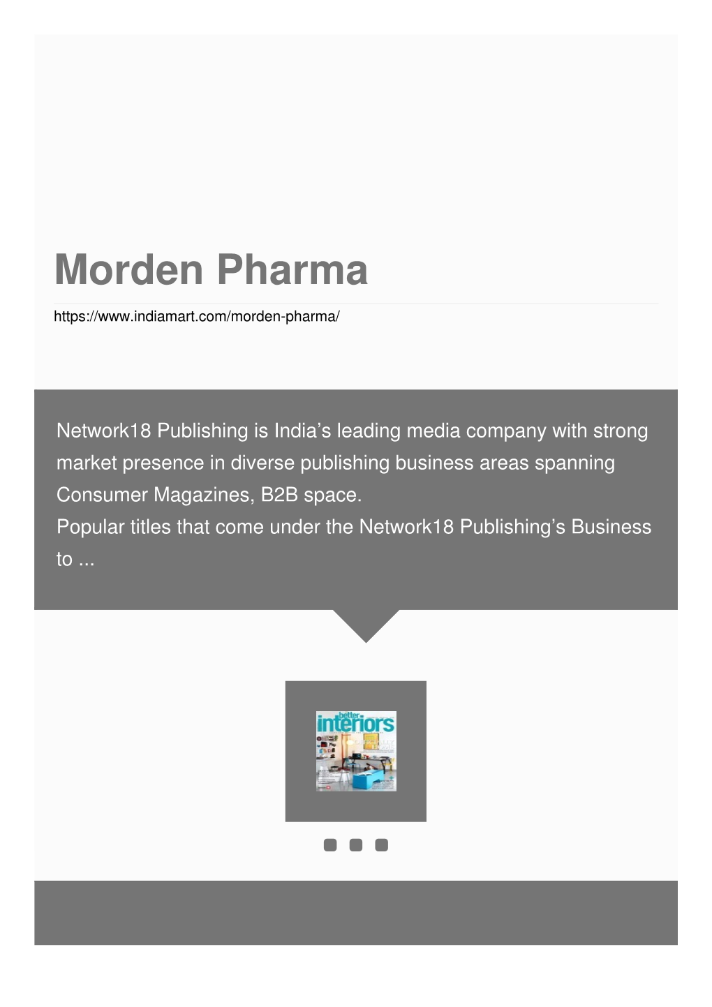 Morden Pharma