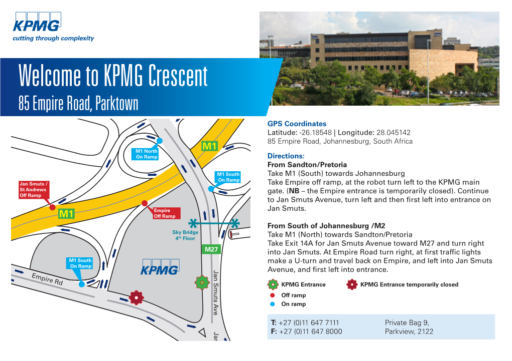 Welcome to KPMG Crescent