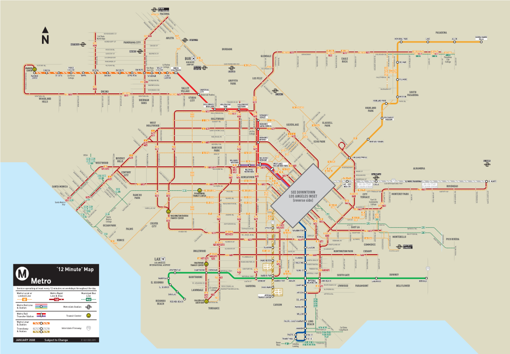 Metro Rail Line LB66 & Station Metrolink Station TORRANCE WARDLOW