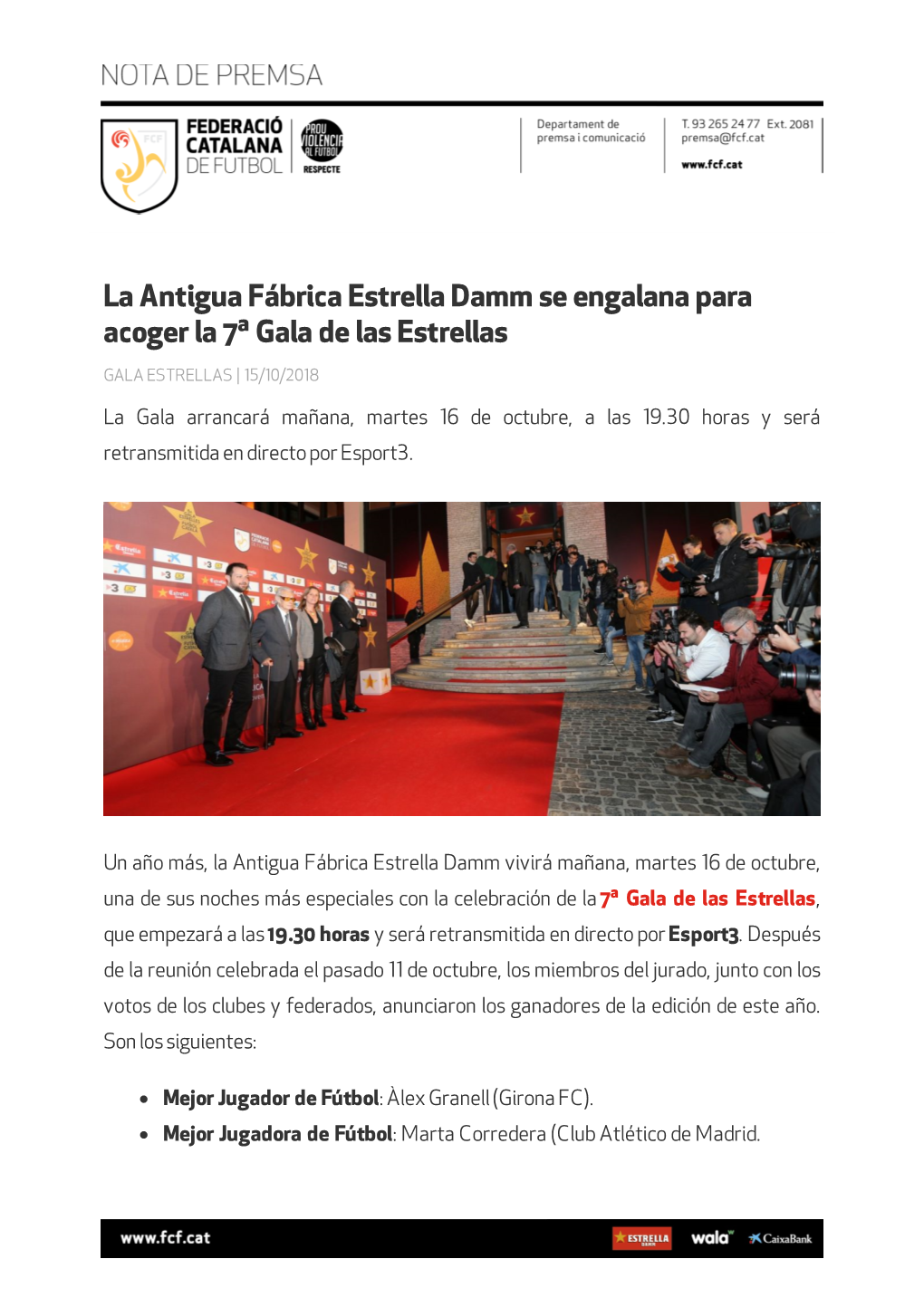 La Antigua Fábrica Estrella Damm Se Engalana Para Acoger La 7ª Gala De Las Estrellas