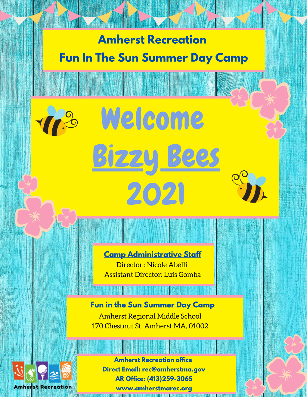 BIZZY BEES 2021 FUN in the SUN Parent Packet