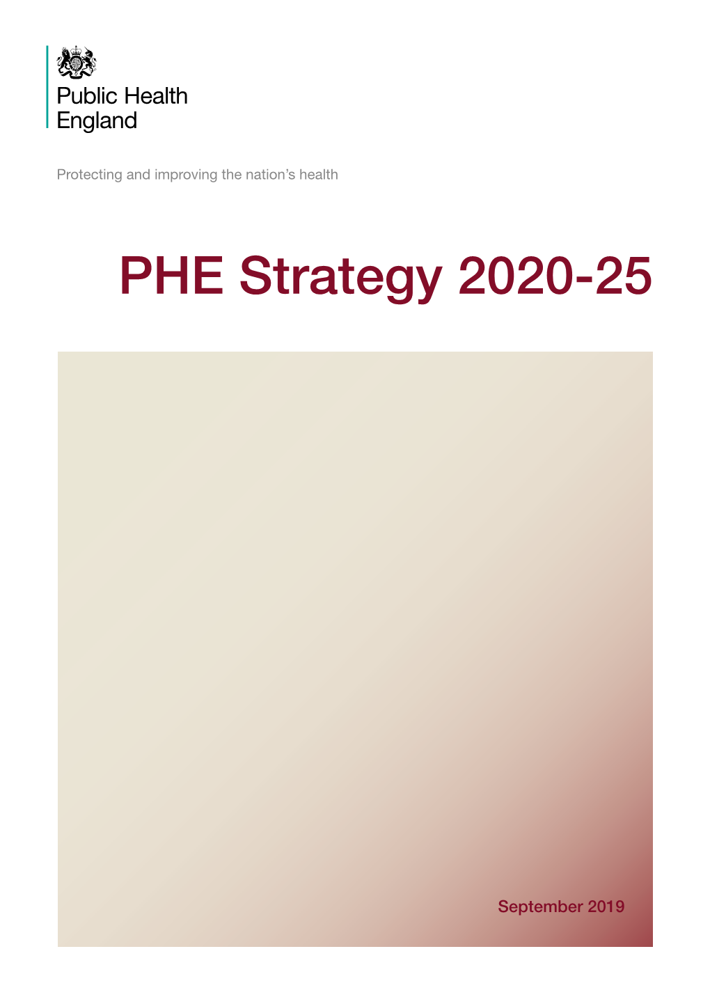 PHE Strategy 2020-25