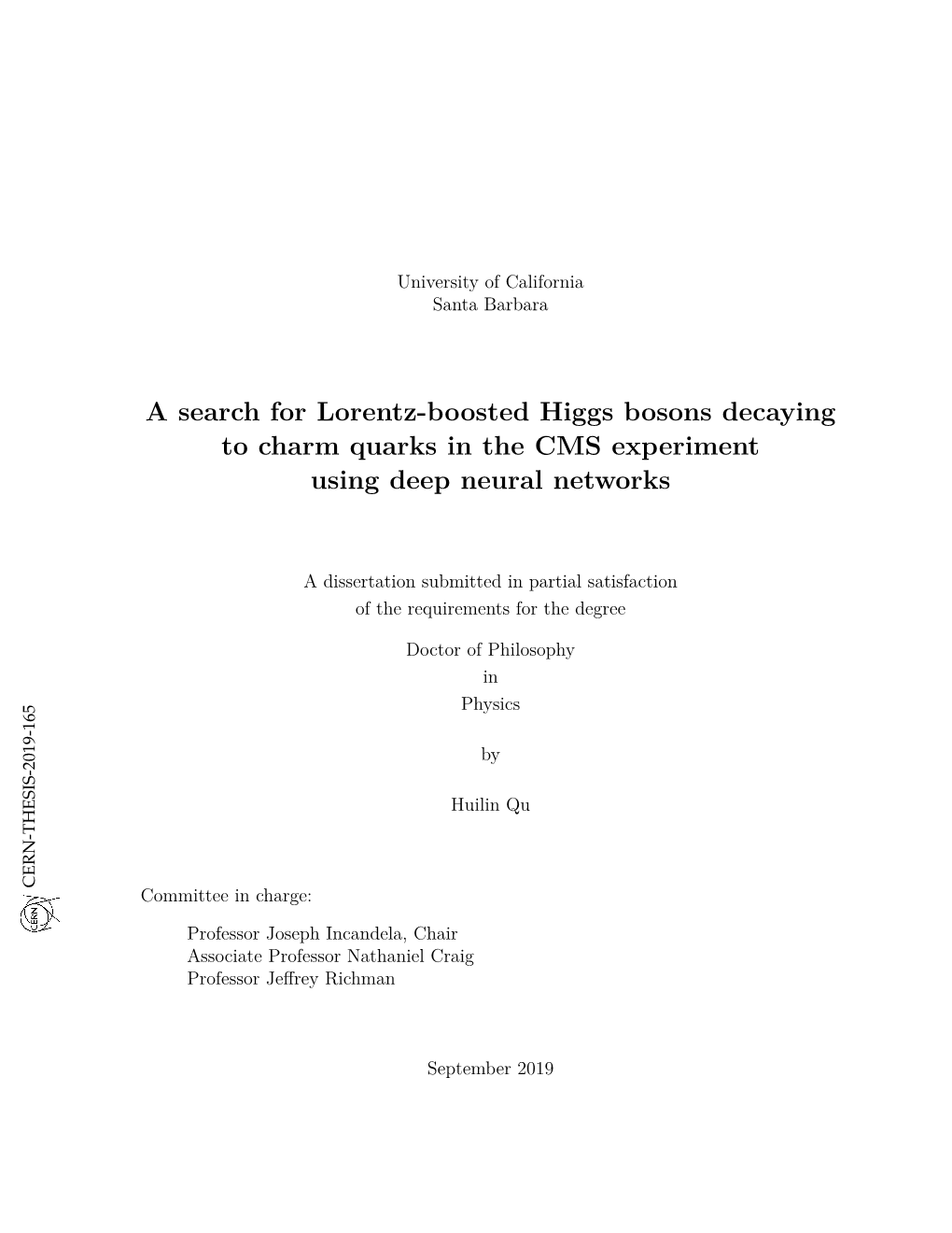 A Search for Lorentz-Boosted Higgs Bosons Decaying to Charm Quarks in the CMS Experiment Using Deep Neural Networks