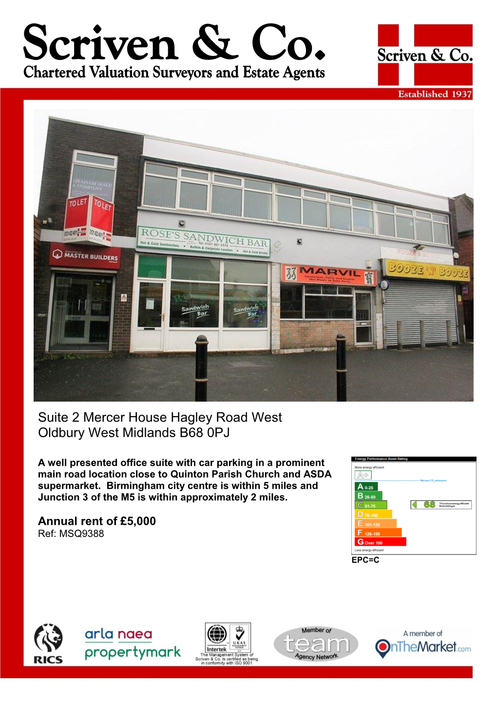 Suite 2 Mercer House Hagley Road West Oldbury West Midlands B68 0PJ