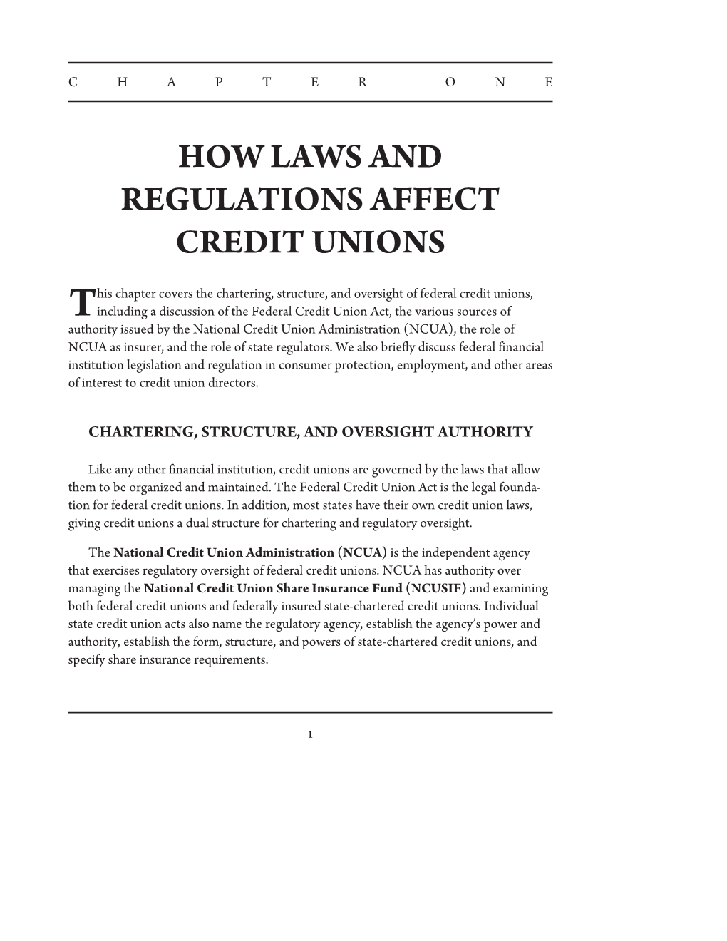 How Laws and Regulations Affect Credit Unions