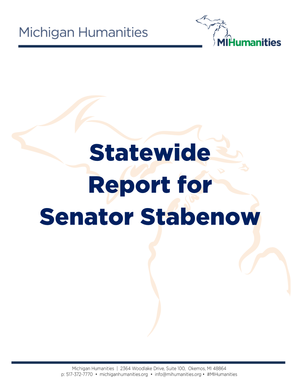 Statewide Report for Senator Stabenow 2020 Nov