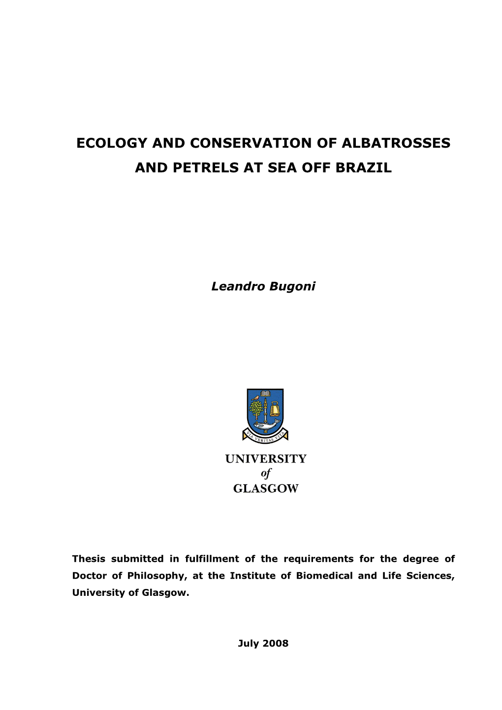 Bugoni 2008 Phd Thesis