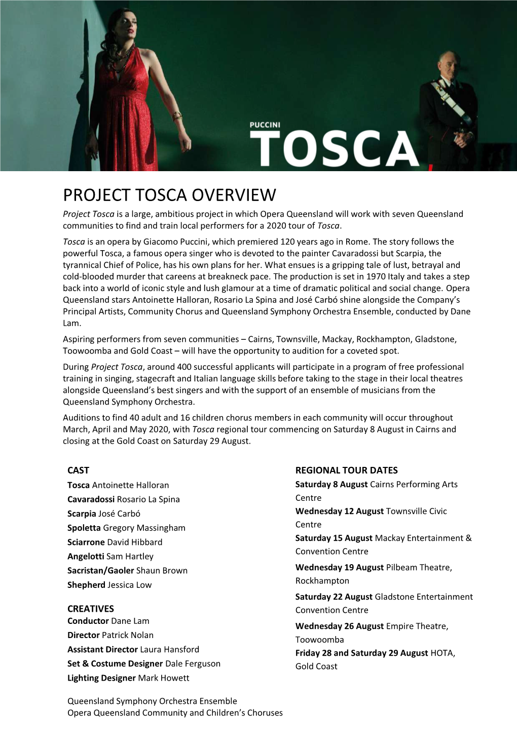 Project Tosca Overview