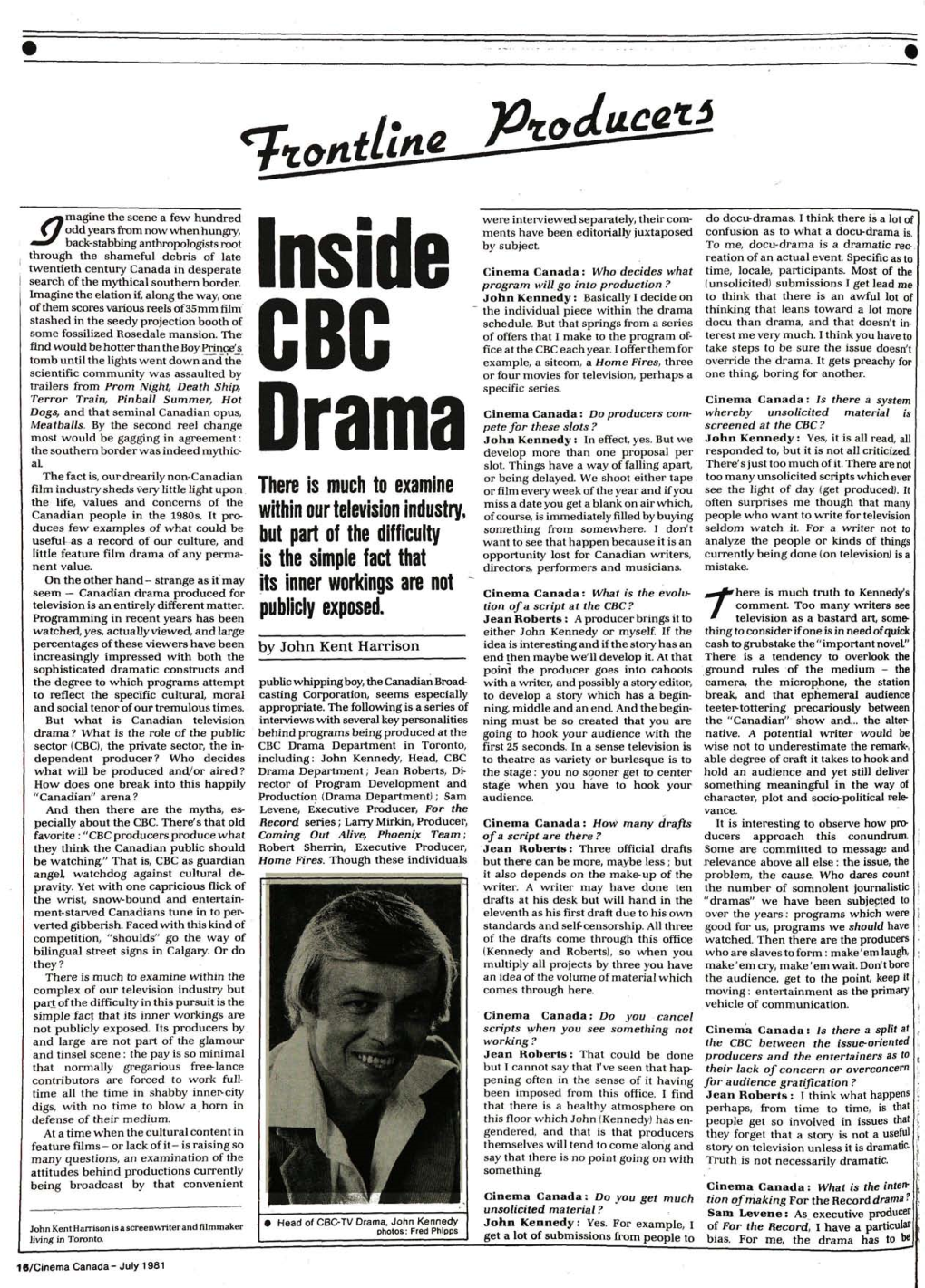 Inside CBC Drama