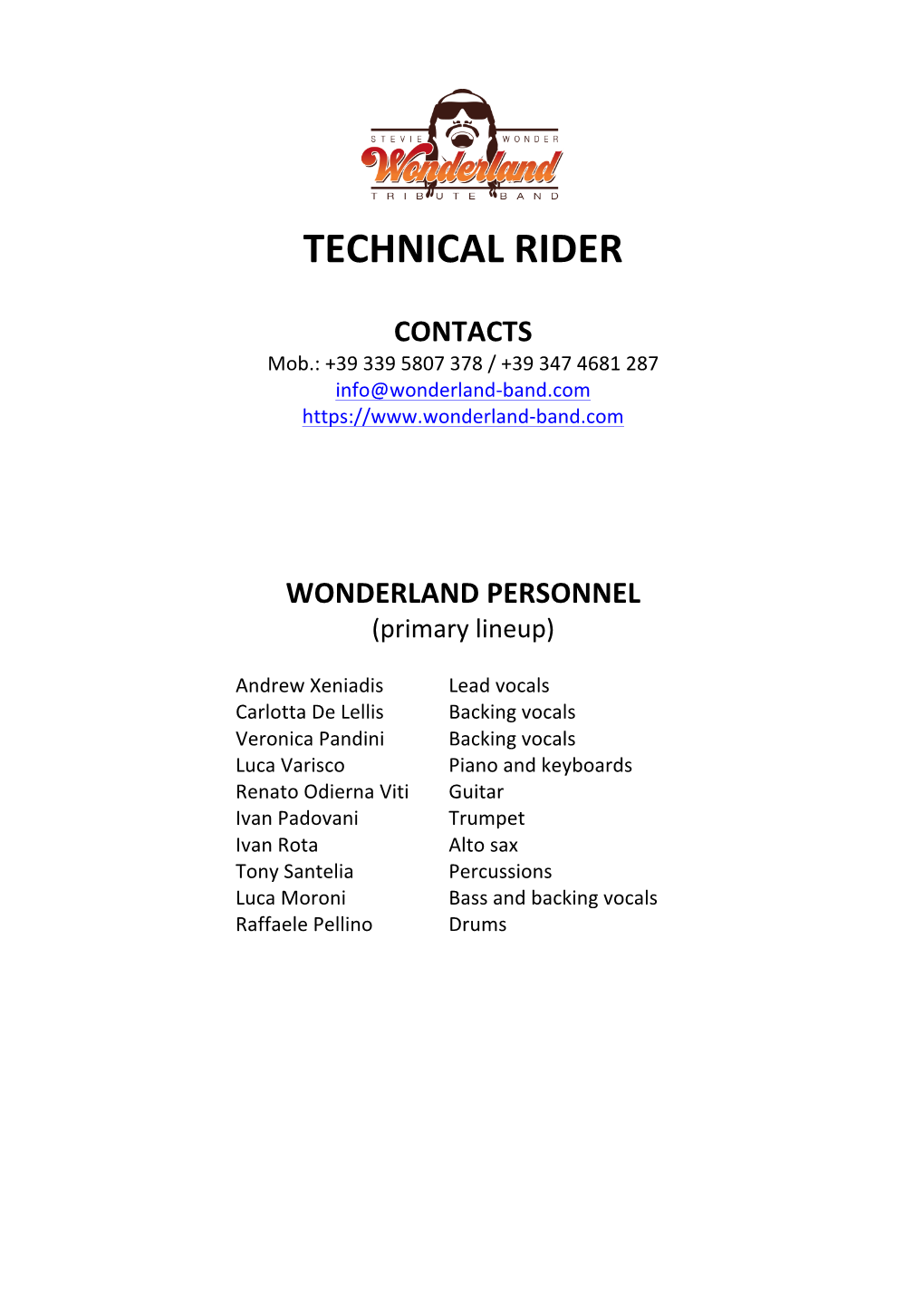 Technical Rider