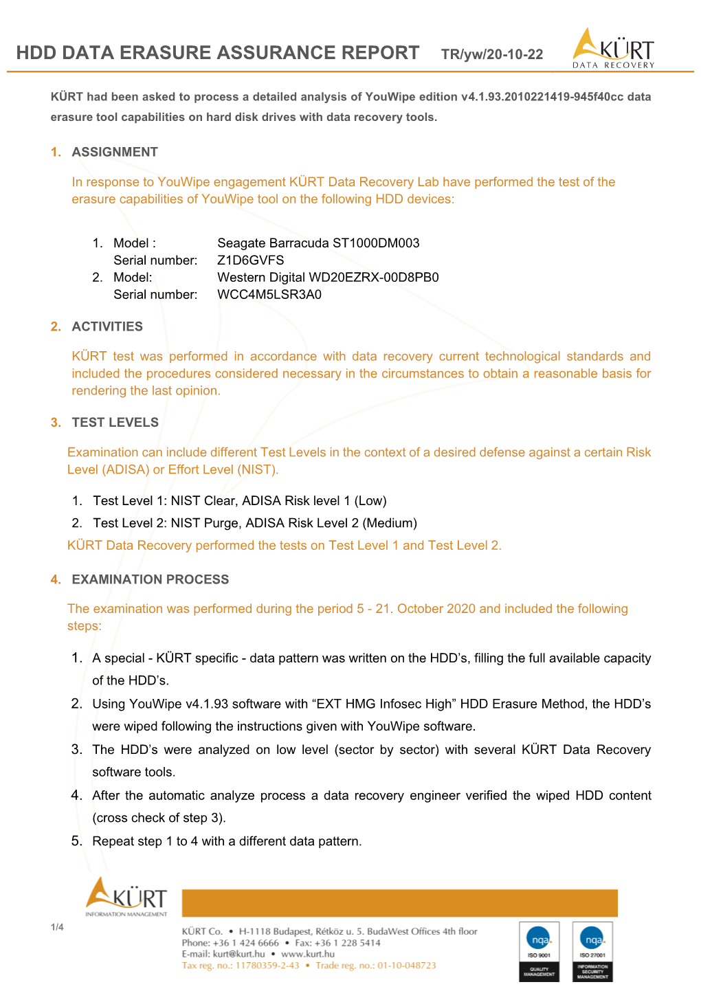 Youwipe Assurance Test Report by KÜRT .Pdf