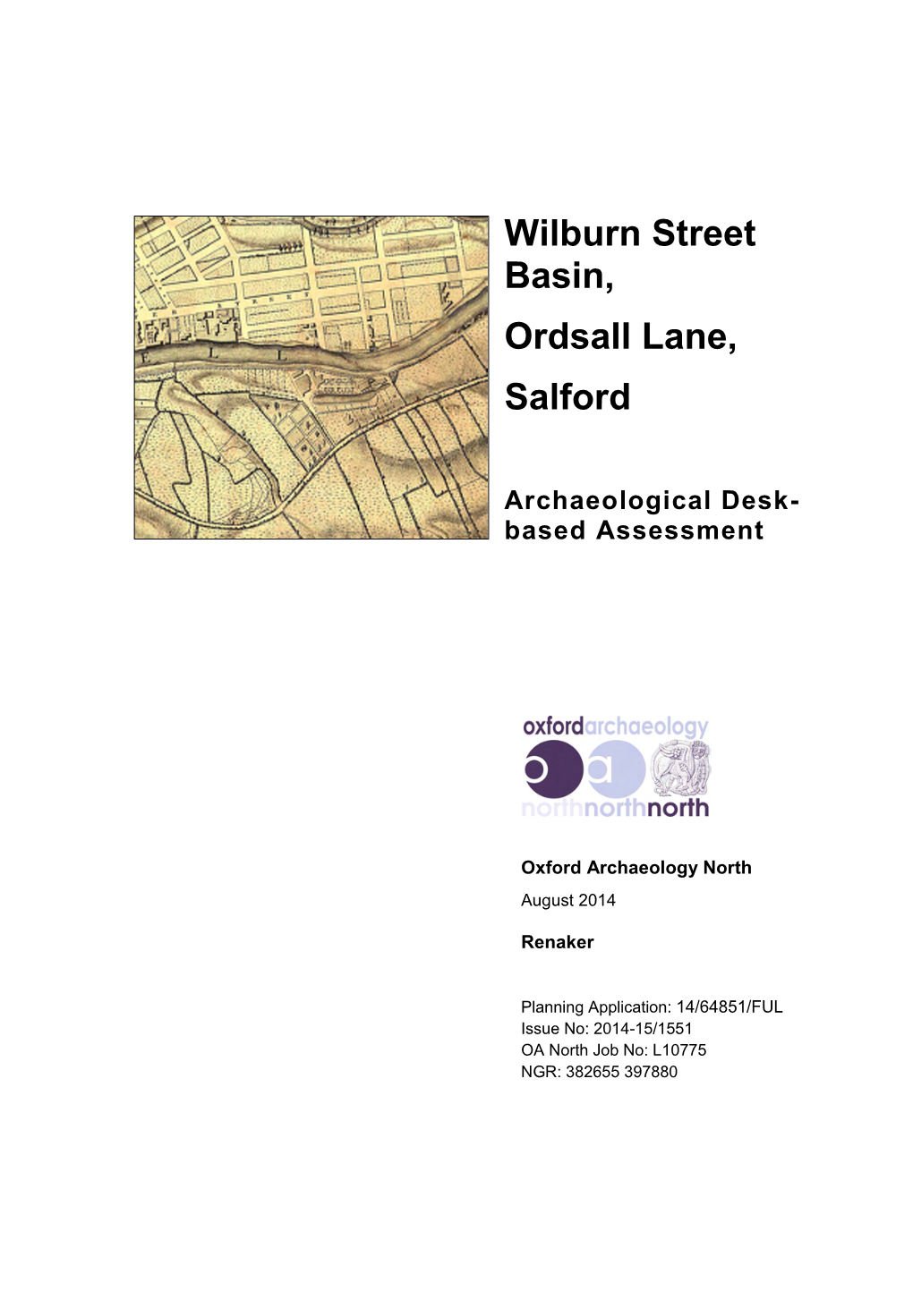 Wilburn Street Basin, Ordsall Lane, Salford
