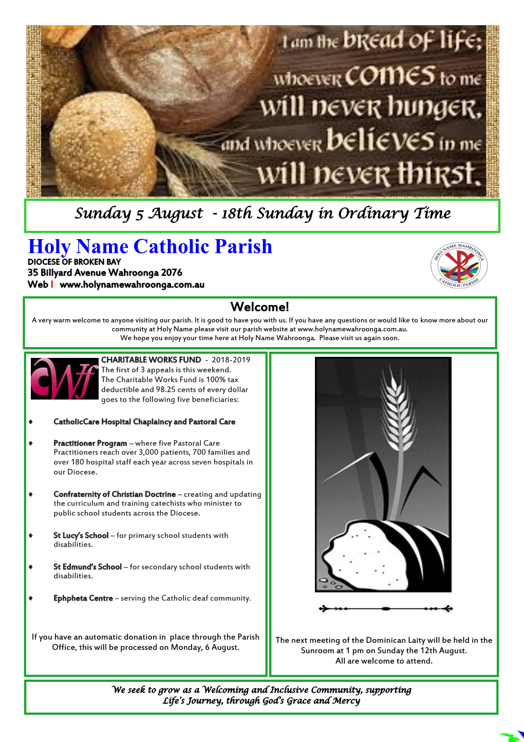 Sunday 5 August