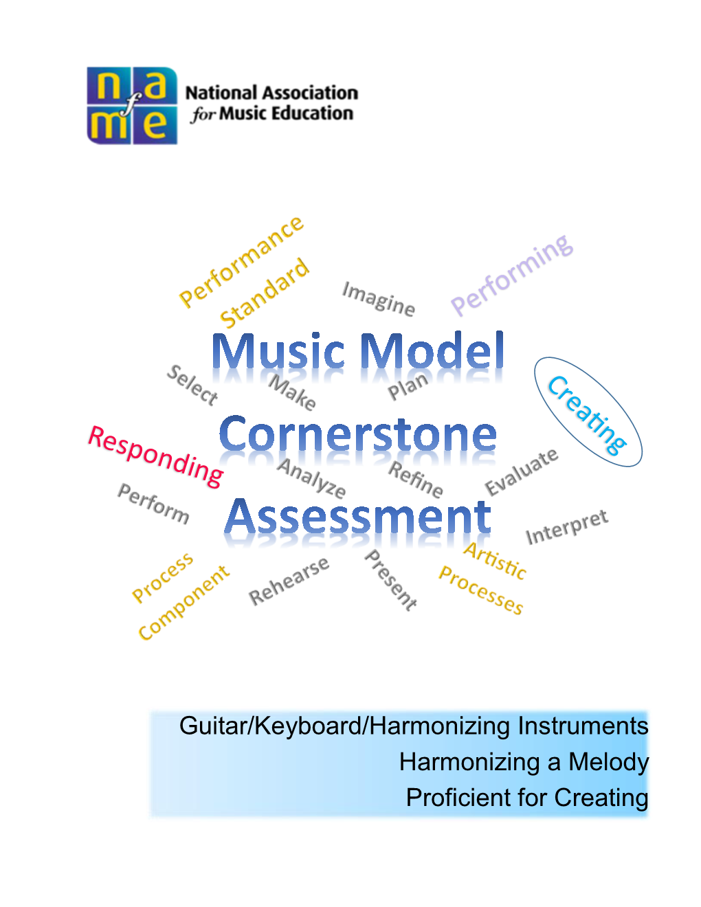 Guitar/Keyboard/Harmonizing Instruments Harmonizing a Melody Proficient for Creating