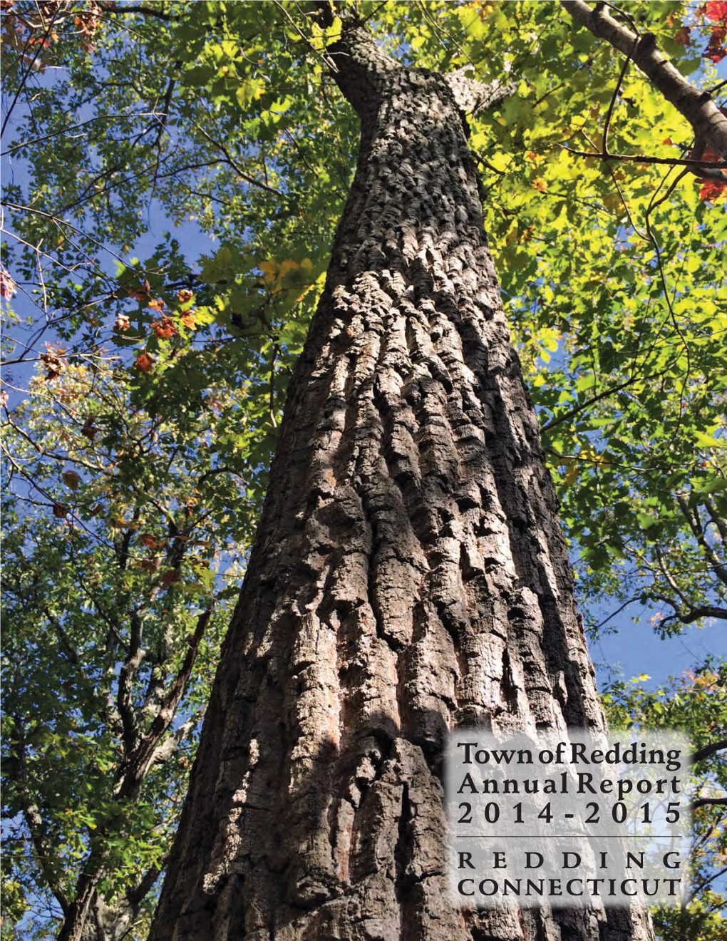 Annual Report 2014-2015 REDDING CONNECTICUT Land Trust Hosts Lunch on the Ledge, October 2014