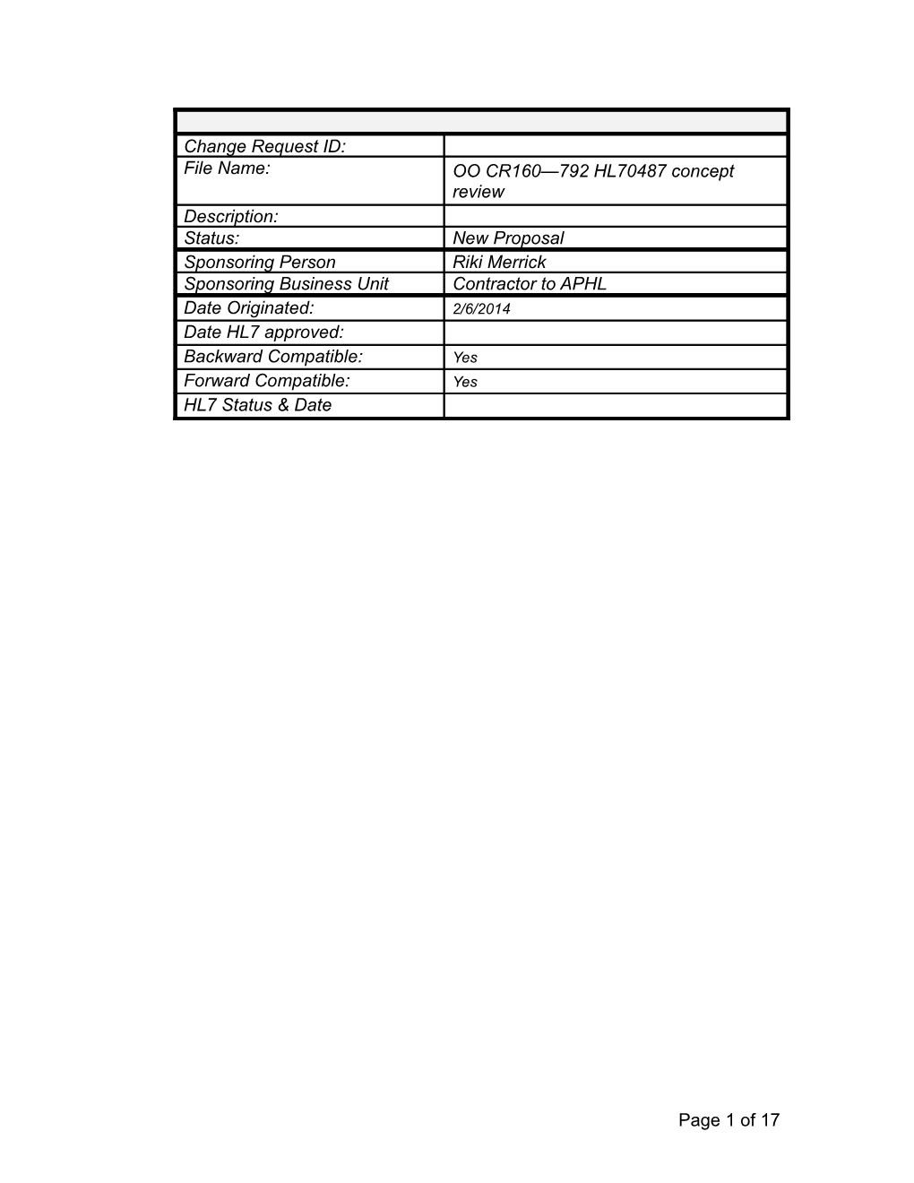 Add Field to OM1 Segment for Performing Location s1