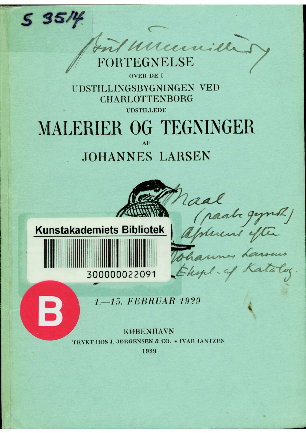 Malerier Og Tegninger Af Johannes Larsen