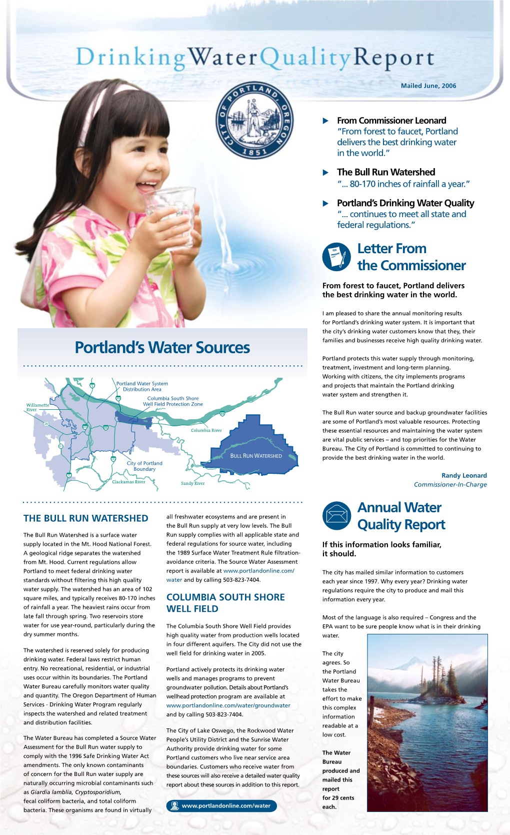 Portland's Water Sources