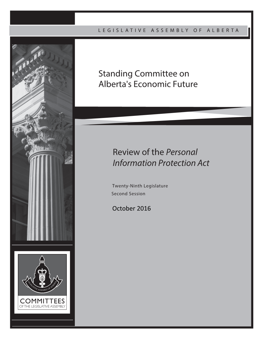 Review of the Personal Information Protection Act