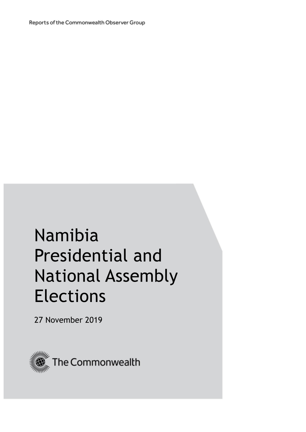 Namibia Presidential and National Assembly Elections