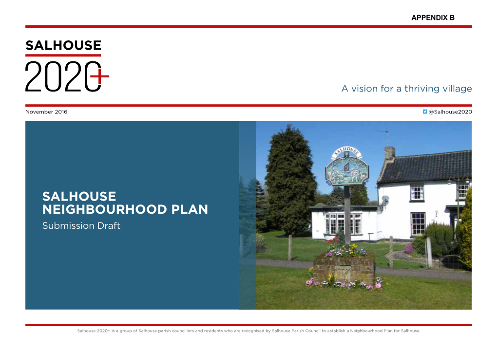 SALHOUSE NEIGHBOURHOOD PLAN Submission Draft