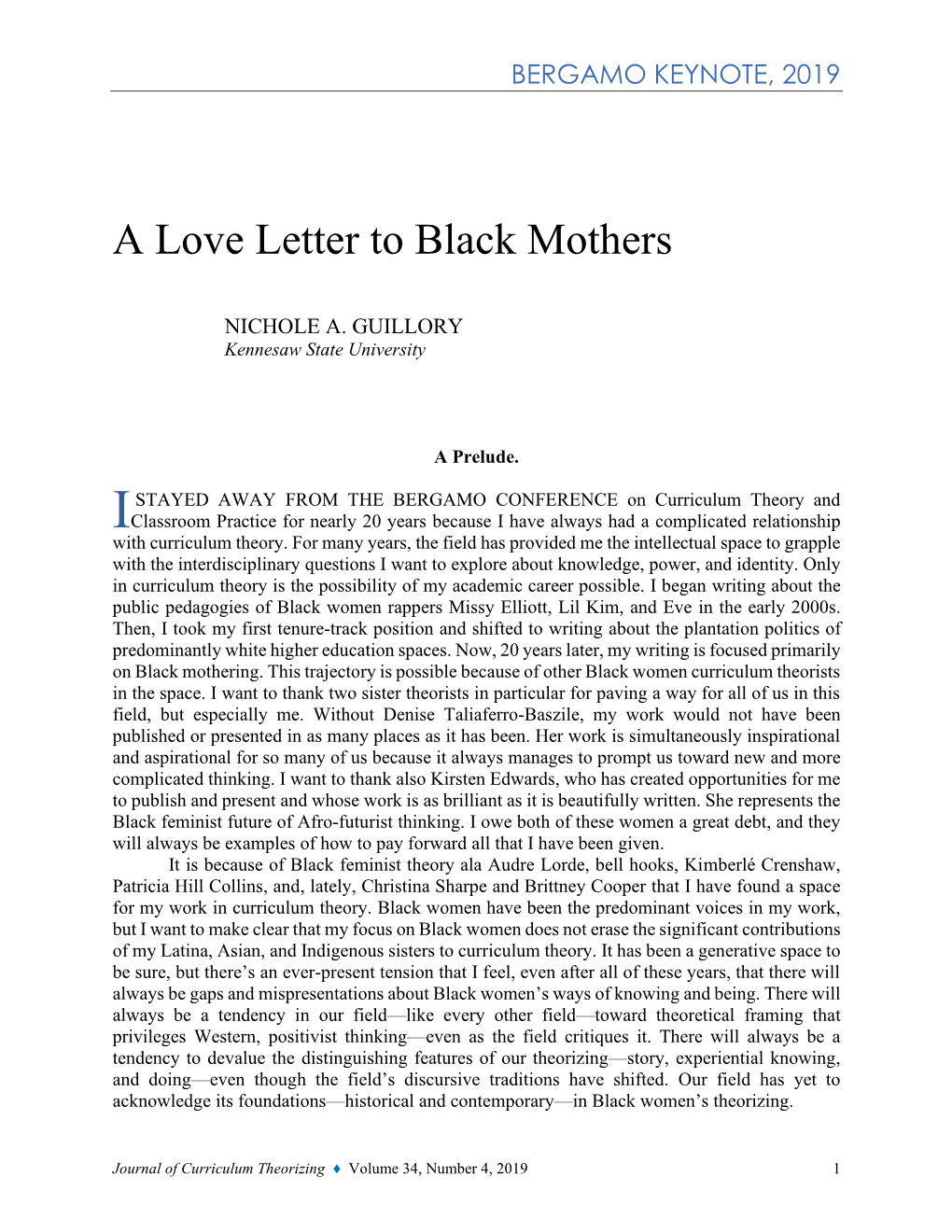 A Love Letter to Black Mothers