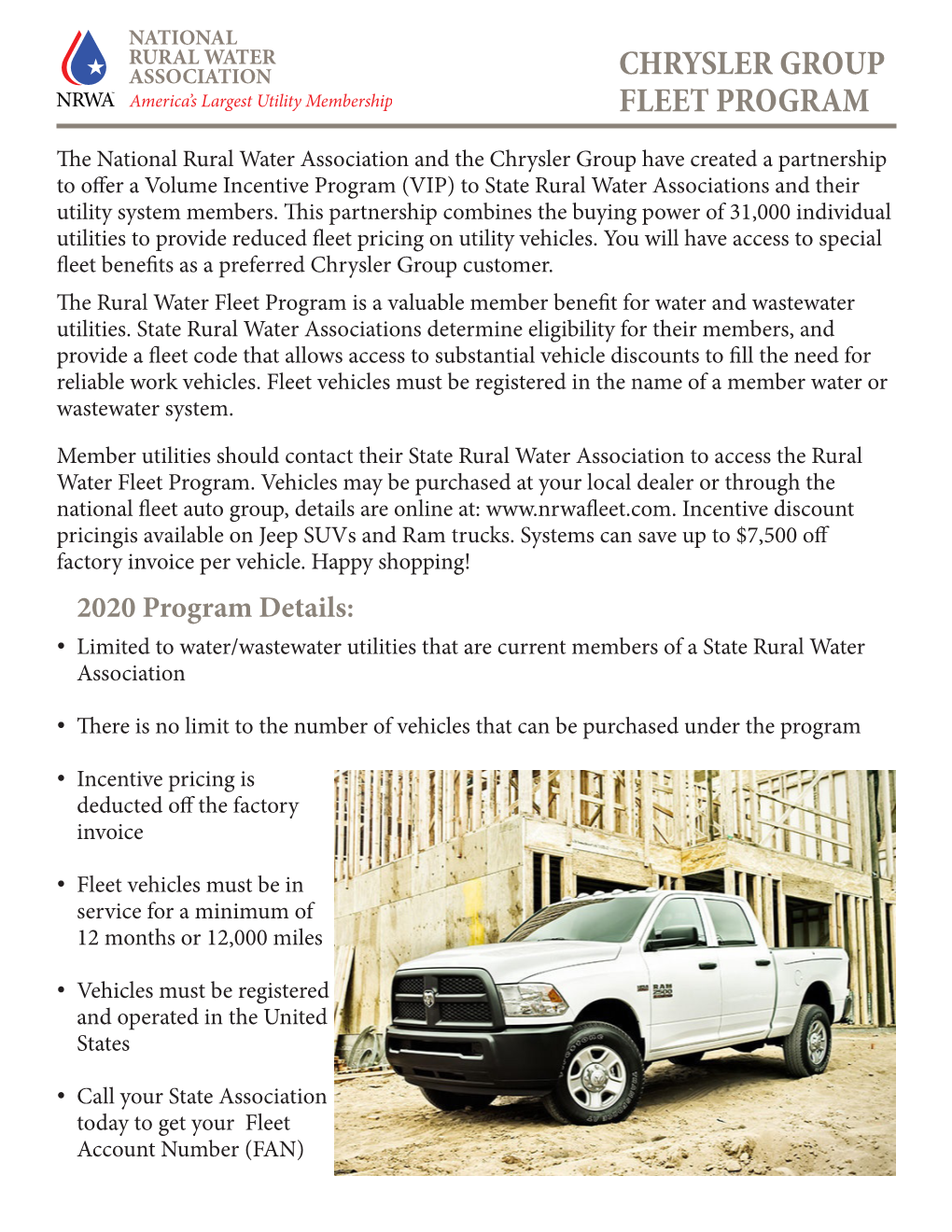 Chrysler Group Fleet Program