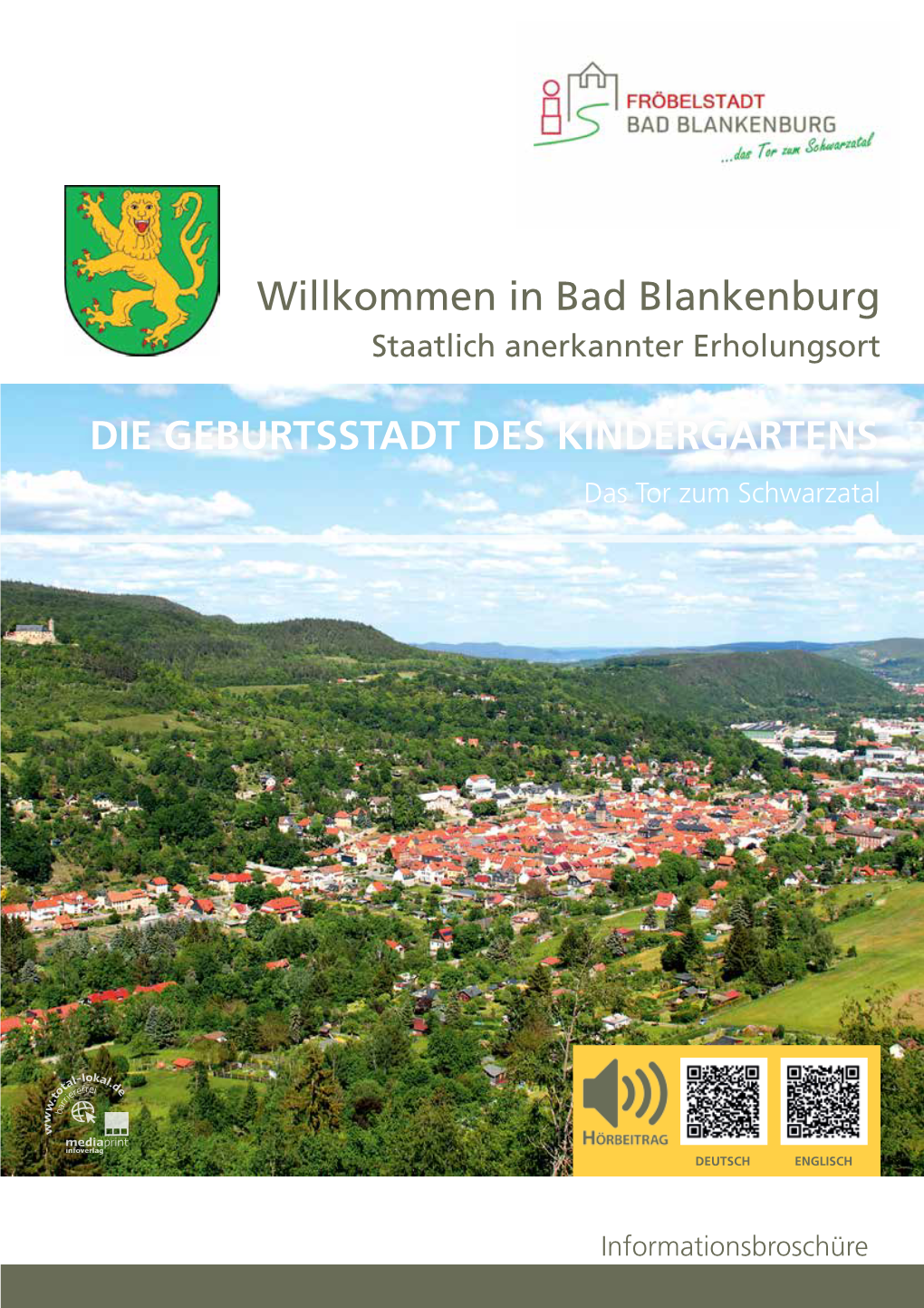 Willkommen in Bad Blankenburg DIE GEBURTSSTADT DES