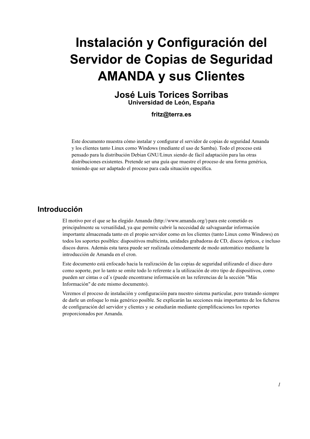 Instalación Y Configuración Del Servidor De Copias De Seguridad AMANDA Y Sus Clientes