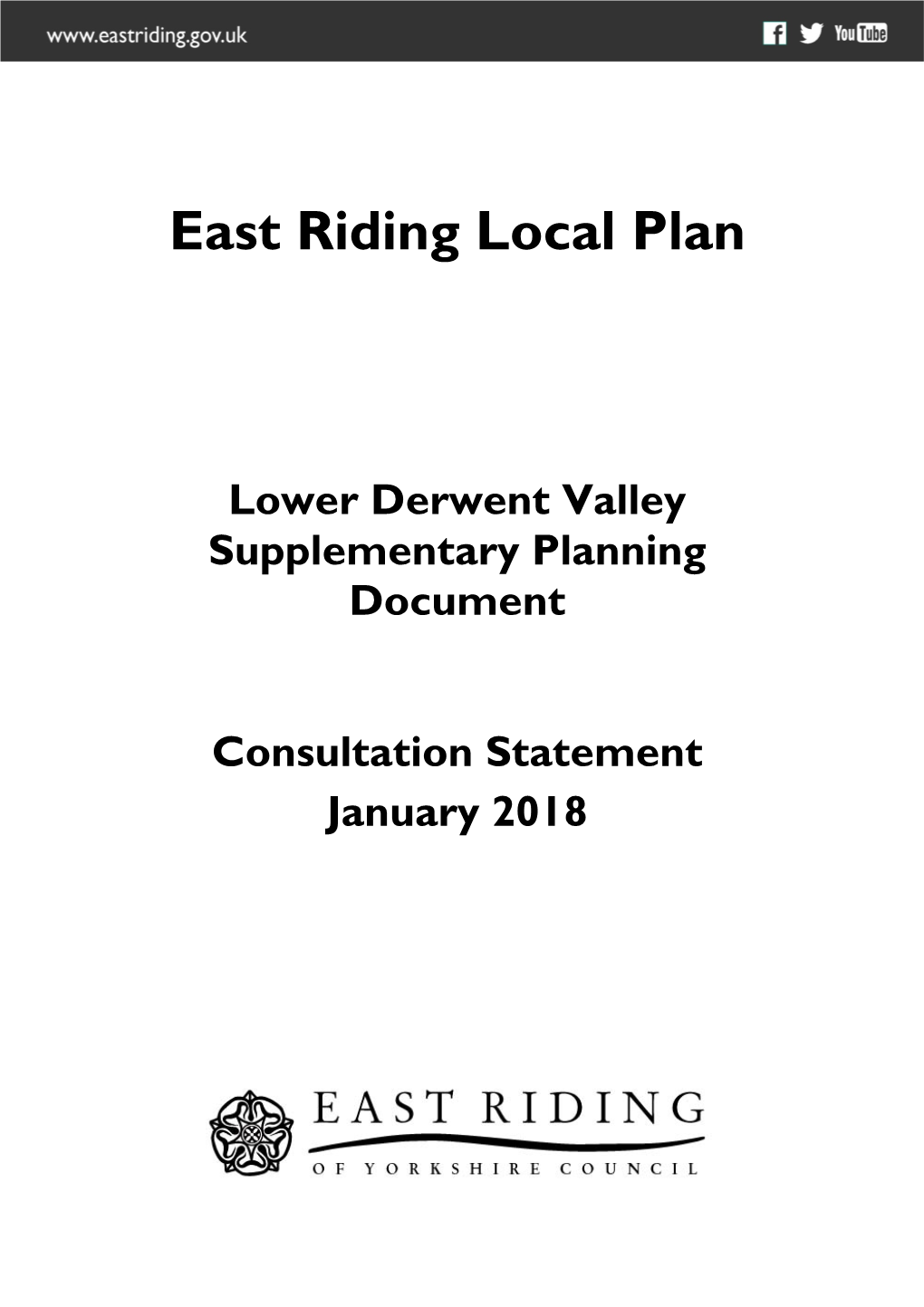 Lower Derwent Valley Consultation