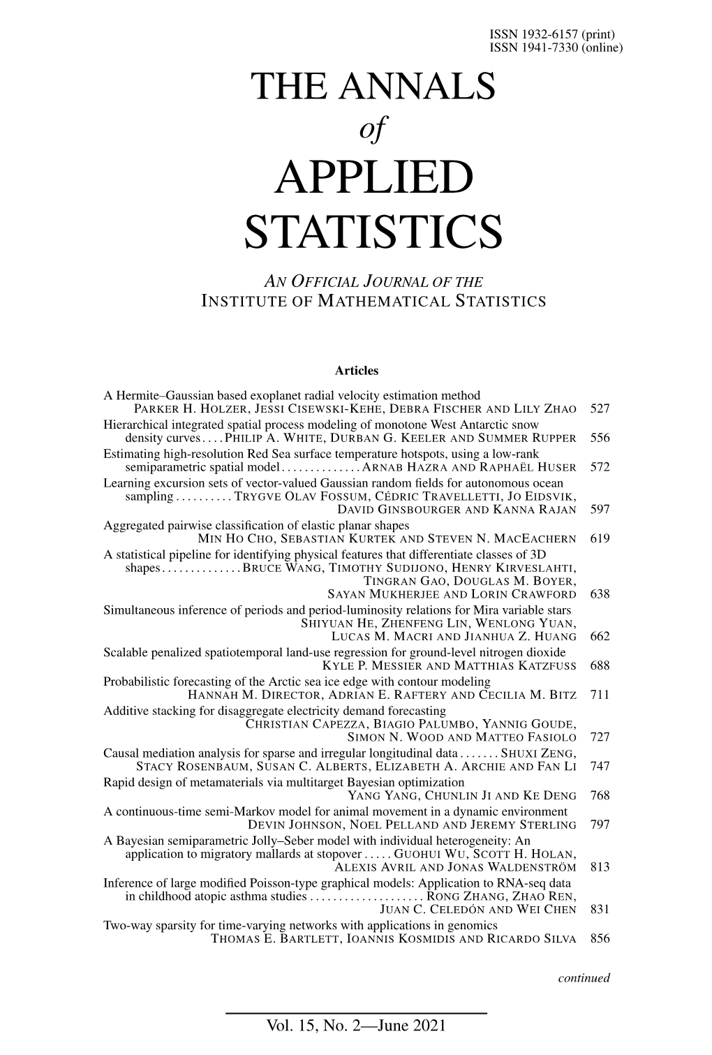 Applied Statistics