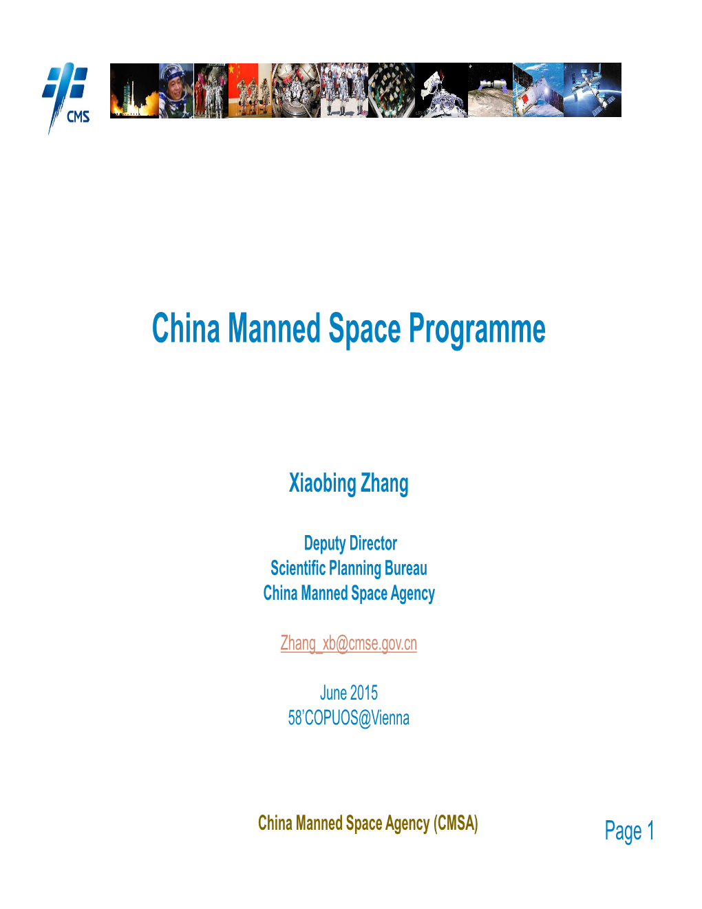 China Manned Space Programme