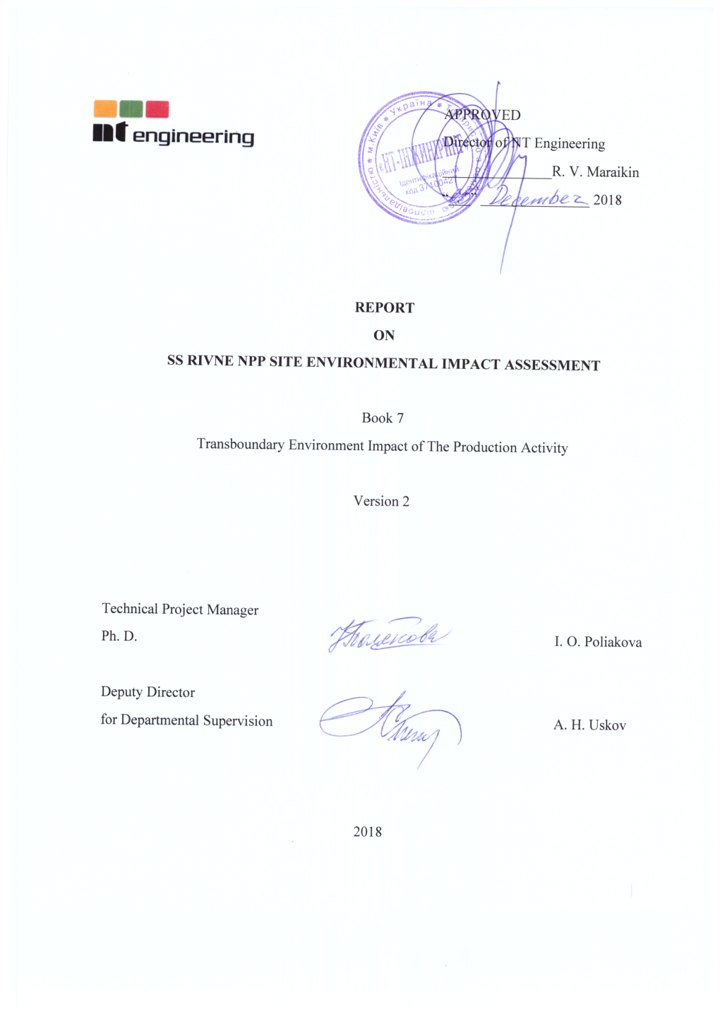 3 Assessment of Environmental Impact Degree