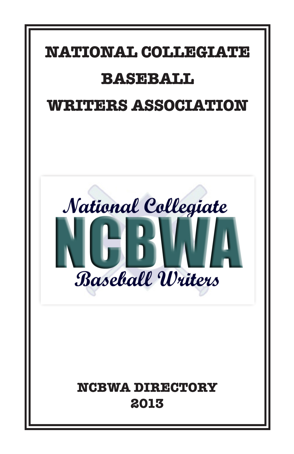 2013 NCBWA Directory