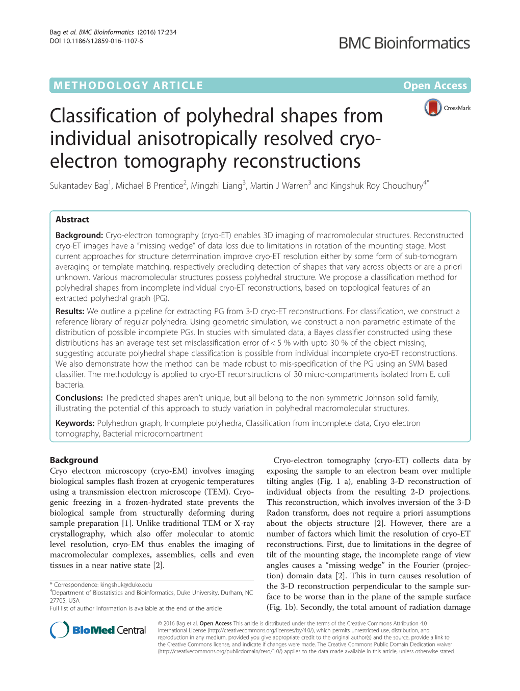 Classification of Polyhedral Shapes from Individual Anisotropically