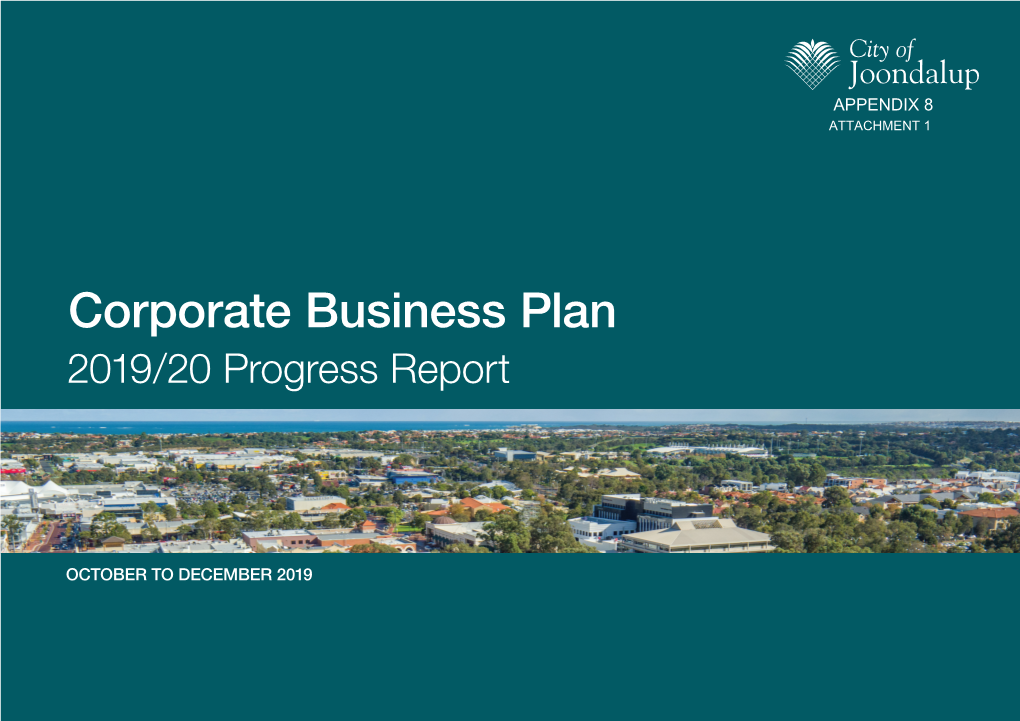 Corporate Business Plan 2019/20 Progress Report