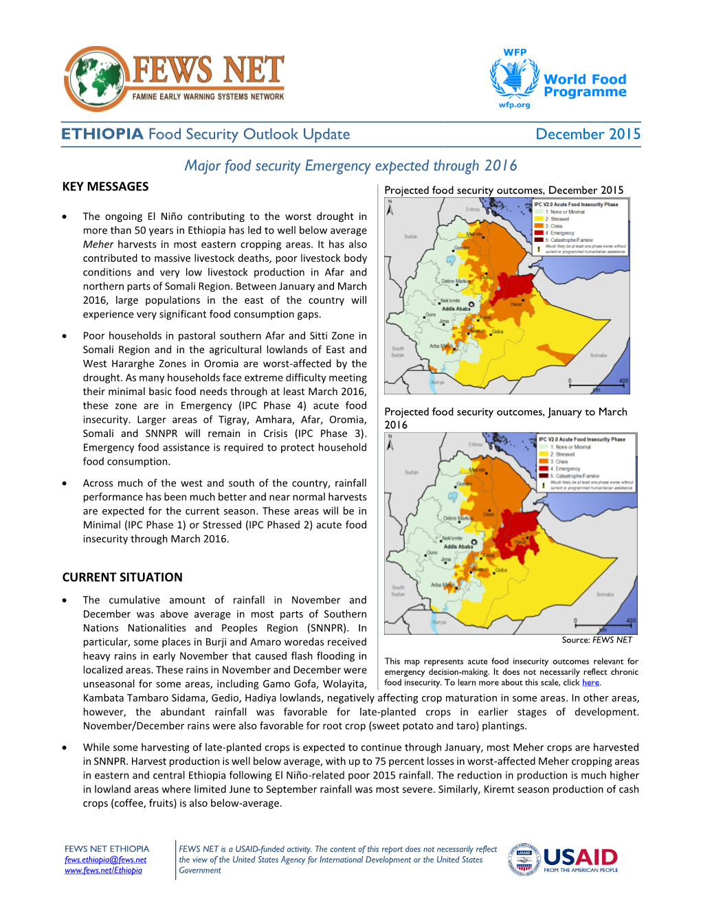 COUNTRY Food Security Update