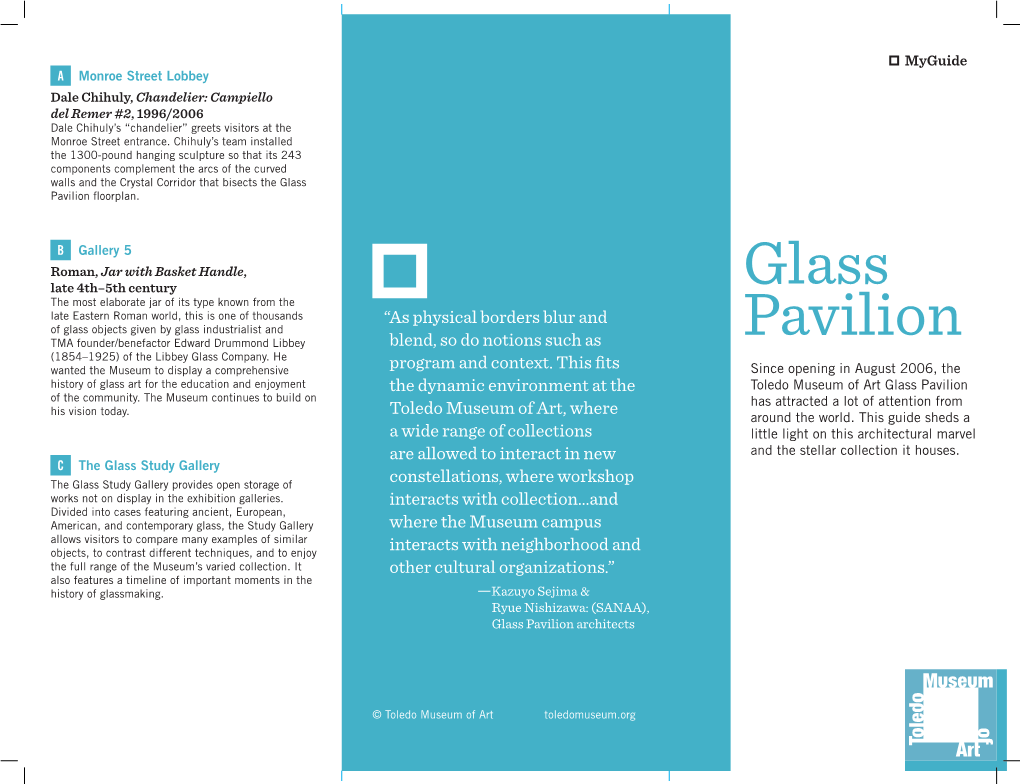 Glass Pavilion Floorplan