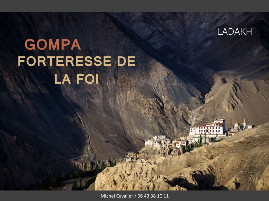 Gompa, Forteresse De La