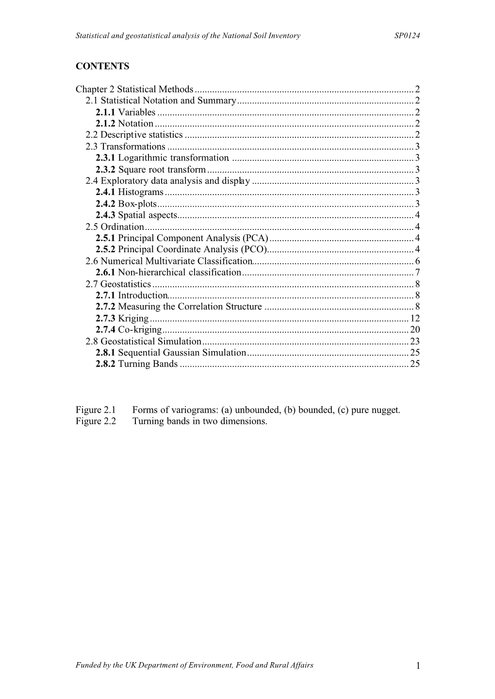 Statistical Analysis of NSI Data Chapter 2