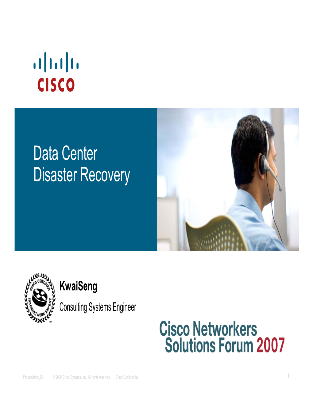 Data Center Disaster Recovery