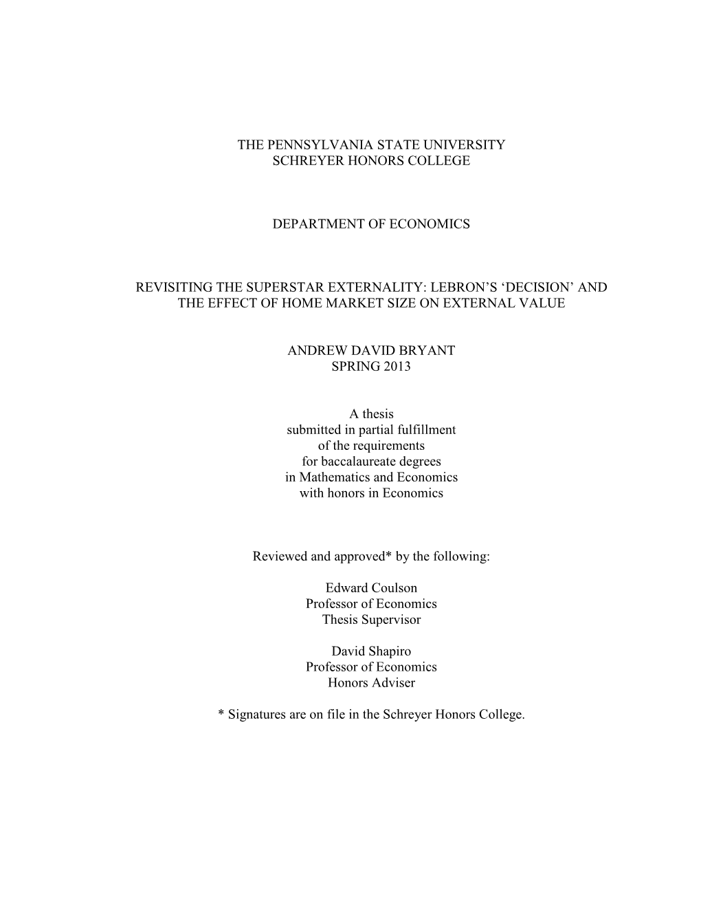 Open Andrew Bryant SHC Thesis.Pdf