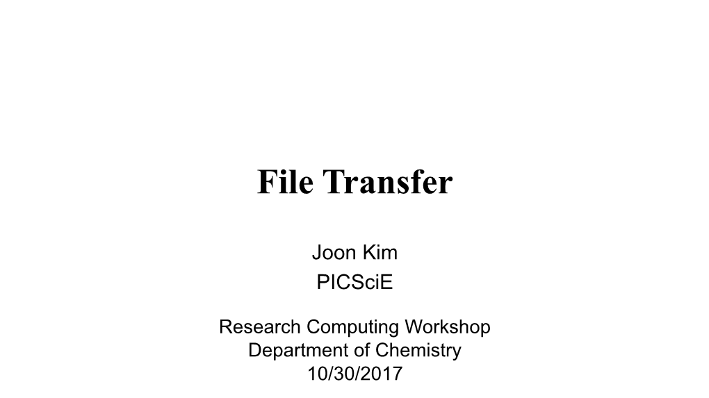 File Transfer