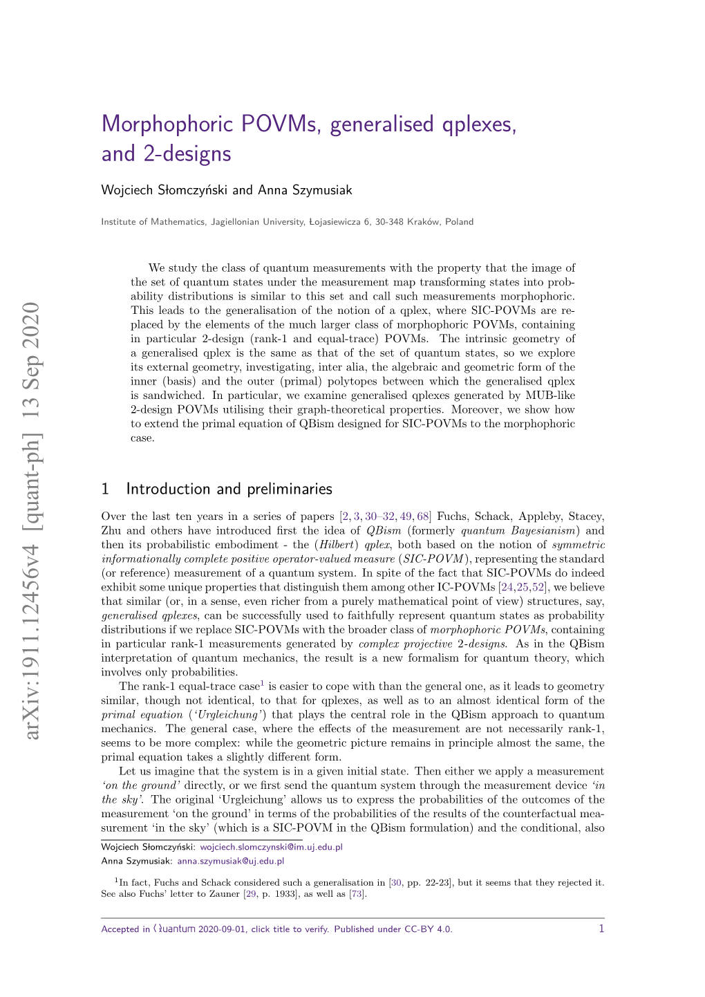 Morphophoric Povms, Generalised Qplexes, Ewline and 2-Designs